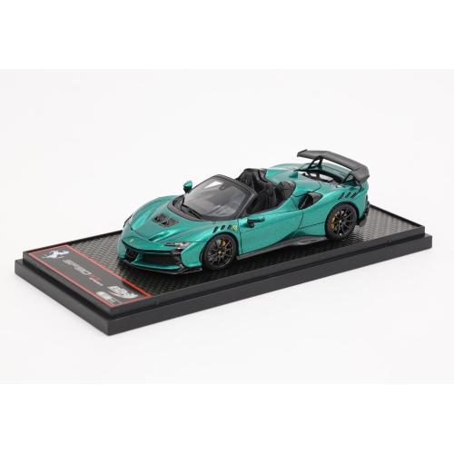 1:43 BBR Ferrari Sf90 Xx Spider Verde Gioiello Cerchi Carbonio BBRC286H