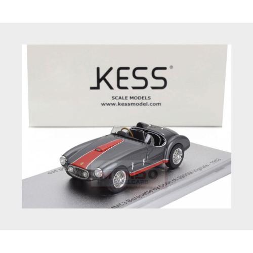 1:43 KESS MODEL Ferrari 166 Mm53 Spider Barquette Ch.0300M Vignale By Oblin 1955 Grey Red KE43056420