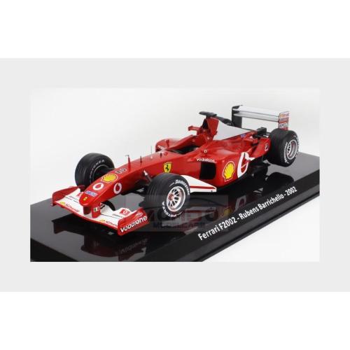 1:24 EDICOLA Ferrari F1 F2002 #2 Season 2002 Rubens Barrichello With Showcase Red MY3ALA0010