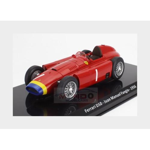 1:24 EDICOLA Ferrari F1 D50 #1 World Champion Season 1956 Juan Manuel Fangio With Showcase Red MY3ALA0022