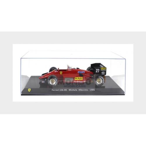 1:24 EDICOLA Ferrari F1 156-85 #27 Season 1985 Michele Alboreto With Showcase Red Black MY3ALA0029