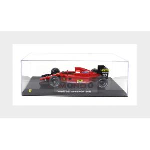 1:24 EDICOLA Ferrari F1 F1-91 #27 Season 1991 Alain Prost With Showcase Red Black MY3ALA0037