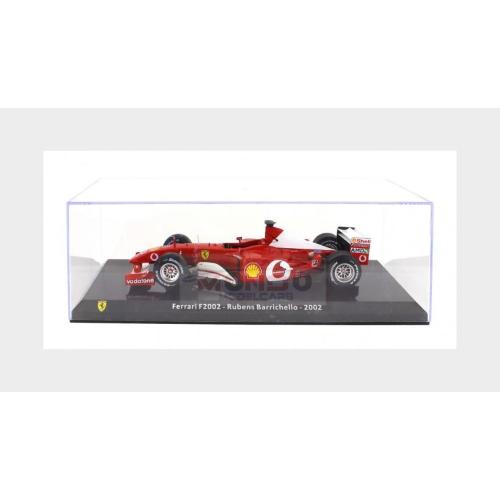 1:24 EDICOLA Ferrari F1 F2002 #2 Season 2002 Rubens Barrichello With Showcase Red MY3ALA0010