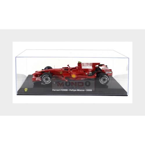 1:24 EDICOLA Ferrari F1 F2008 #2 Season 2008 Felipe Massa With Showcase F-1 Red Met MY3ALA0031