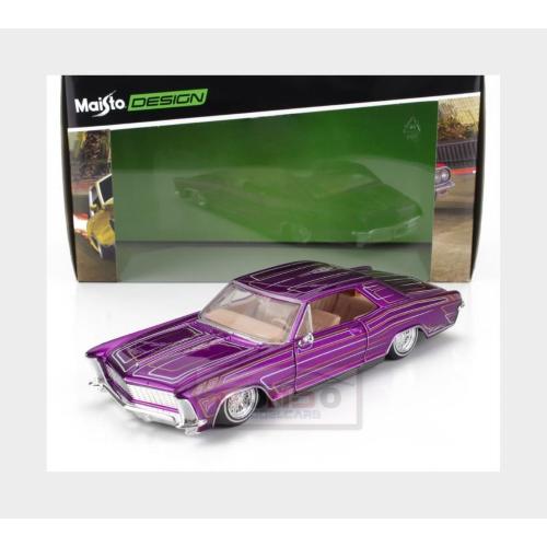 1:26 MAISTO Buick Riviera Lowriders 1965 Purple Met MI32551R
