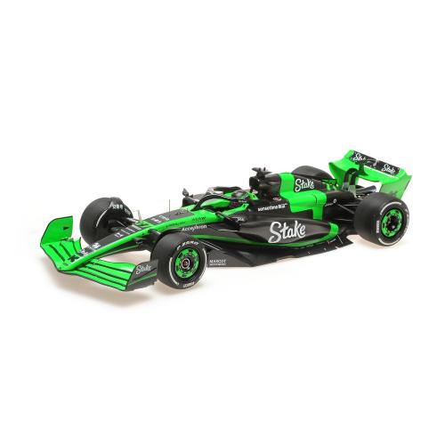 1:18 MINICHAMPS Sauber F1 C44 Team Stake Kick #77 Season 2024 Valtteri Bottas Green Black 117240177