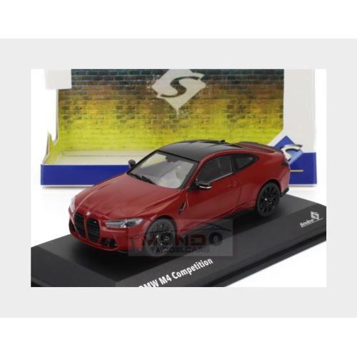 1:43 SOLIDO Bmw 4-Series M4 Coupe Competition (G82) 2023 Red SL4316001