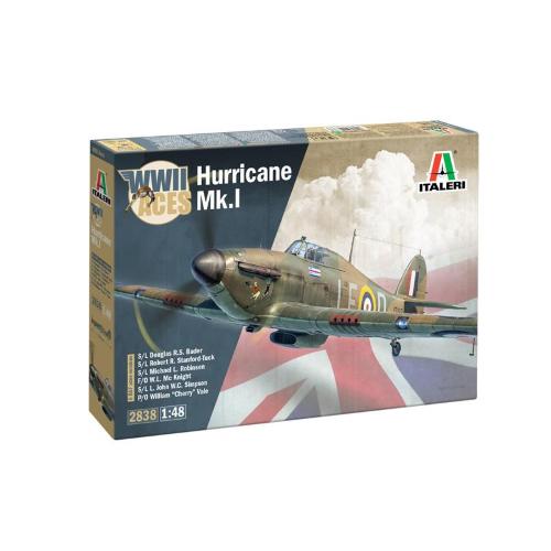 1:48 ITALERI Hurricane Mk 1 Aces Kit IT2838