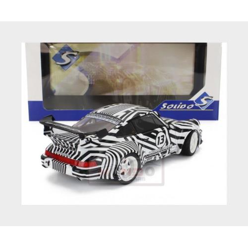 1:18 SOLIDO Porsche 911 964 Rwb #13 Body Kit The Zebra 1994 White Black SL1807513