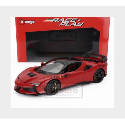 1:18 BURAGO Ferrari Sf90 Xx Stradale 2024 Rosso Corsa Red Black BU16020-1802010