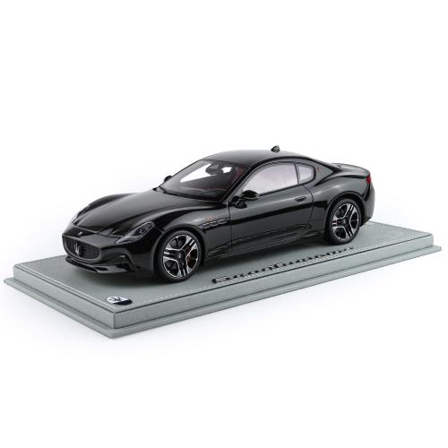 1:18 BBR Maserati Granturismo Folgore 2023 Nero Assoluto P18240C-VET