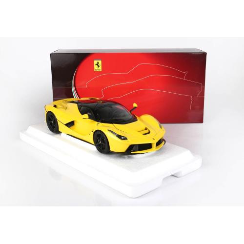 1:18 BBR Ferrari Laferrari Giallo Modena With Matt Black Wheels BBR182200