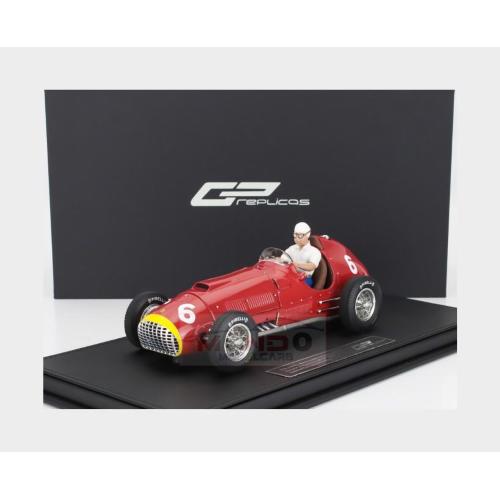 1:18 GP REPLICAS Ferrari F1 375 #6 2Nd Spanish Gp (With Pilot Driver) 1951 Jose Froilan Gonzalez Red GP175CWD