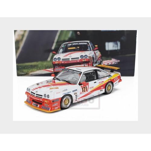 1:18 WERK83 Opel Manta Gt Team Automobilclub Von Deutschland #121 24H Nurburgring 2023 Hans-Olaf Beckmann Peter Hass Jurgen Schulten Volker Strycek White Orange Yellow W18035001