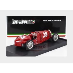 1:43 BRUMM Bugatti F1 Tipo 59 #28 Monaco Gp 1934 Tazio Nuvolari Red R174