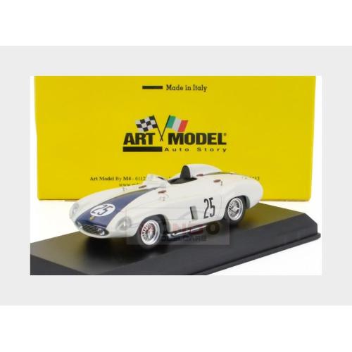 1:43 ART MODEL Ferrari 750 Monza Spider S/N.0578 #25 2Nd 12H Sebring 1955 Phil Hill Carroll Shelby White Blue ART464