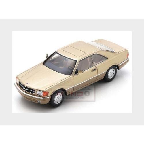 1:43 SCHUCO Mercedes Benz S-Class 560Sec (C126) 1989 Gold 43U00098