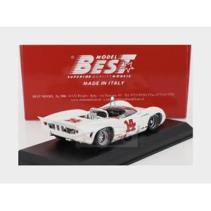 1:43 BEST Lola T70 Mkiii Spider #14 Laguna Seca 1967 Bud Morley White Red BE9870