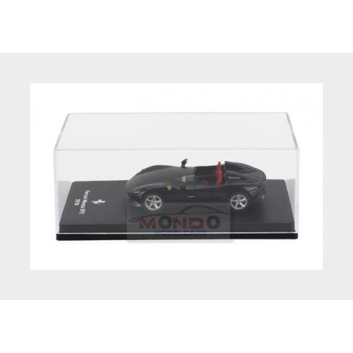 1:64 EDICOLA Ferrari Monza Sp2 2018 Con Vetrina With Showcase New Black Daytona Met FERGT164-002