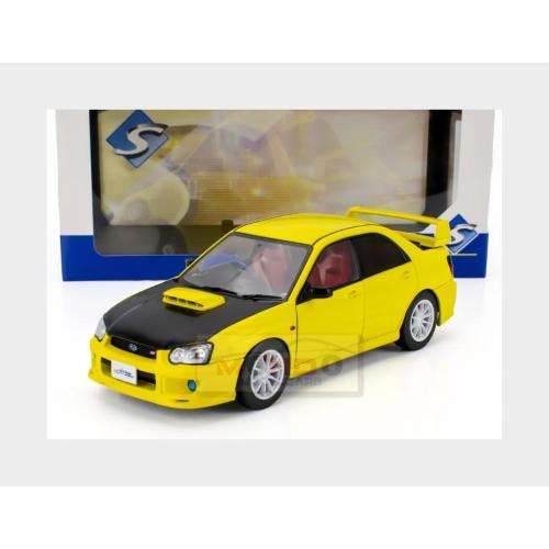 1:18 SOLIDO Subaru Impreza Wrx Sti Streetfighter 2003 Yellow Carbon Black SL1812302