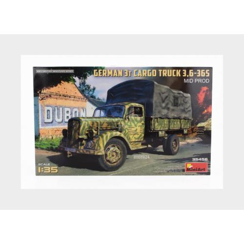 1:35 MINIART Opel Blitz German 3T Cargo Military Truck 2-Assi 1952 Kit MA35456
