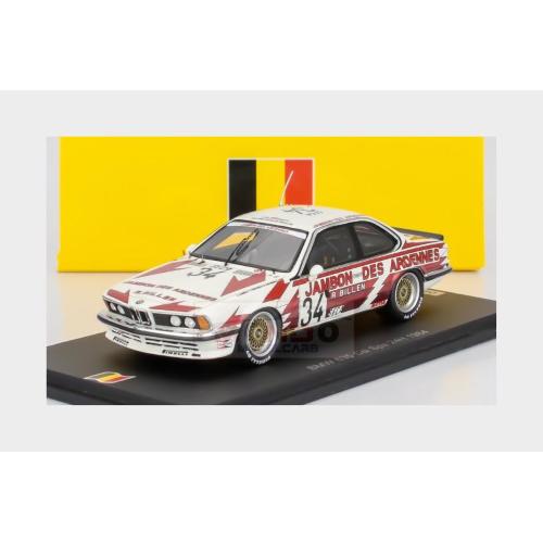 1:43 SPARK Bmw 6-Series 635 Csi M #34 24H Spa 1984 Jean Pierre Jarier Harald Huysman Jean Pierre Malcher SB659