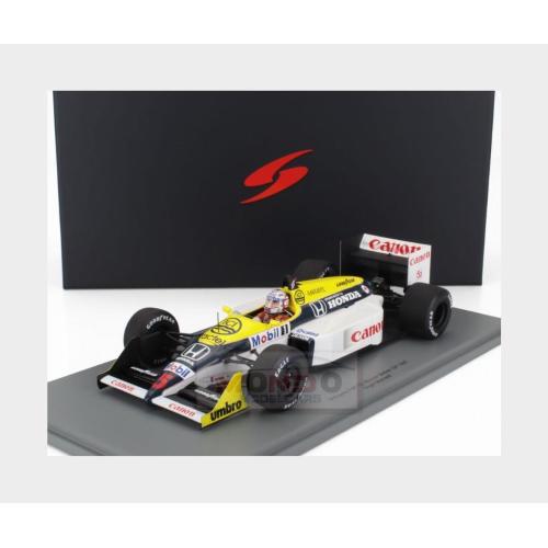 1:18 SPARK Williams F1 Fw11B Honda #5 Winner British Gp 1987 Nigel Mansell With Showcase 18S740
