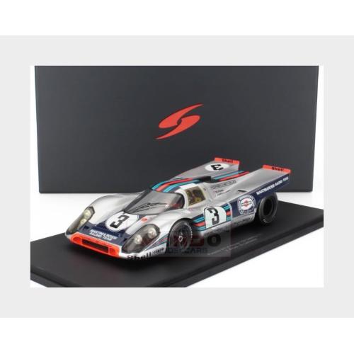 1:18 SPARK Porsche 917K 4.9L Team Martini Racing #3 Winner 12H Sebring 1971 Vic Elford Gerard Larrousse With Showcase 18SE71
