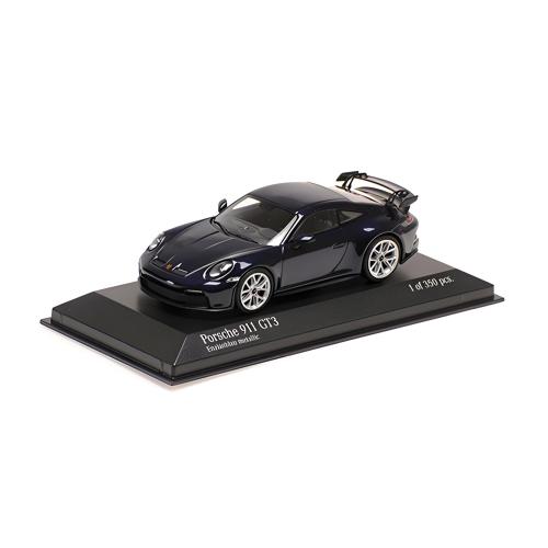 1:43 MINICHAMPS Porsche 911 (992) Gt3 Blue Metallic 2021 410069208