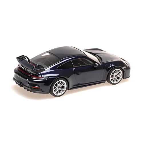 1:43 MINICHAMPS Porsche 911 (992) Gt3 Blue Metallic 2021 410069208