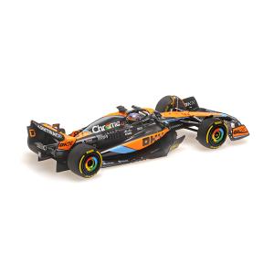 1:43 MINICHAMPS Mclaren F1 Mcl60 Team Mclaren #81 Hungarian Gp 2023 Oscar Piastri White Orange Black 537235581