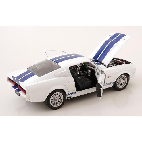 1:12 KK SCALE Ford Mustang Shelby Gt500 Eleanor 1967 White & Blue KKDC120172