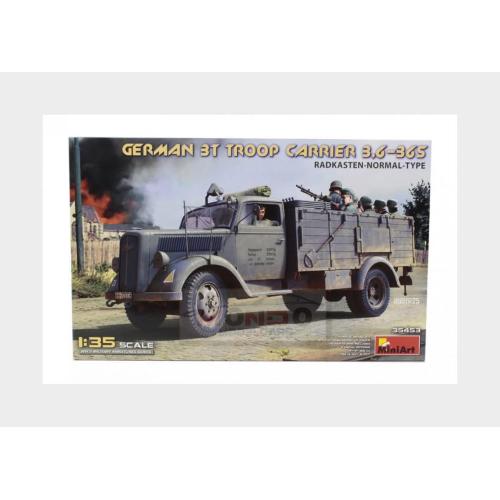 1:35 MINIART Opel Blitz Truck 3T Troop Carrier Military 1952 Kit MA35453