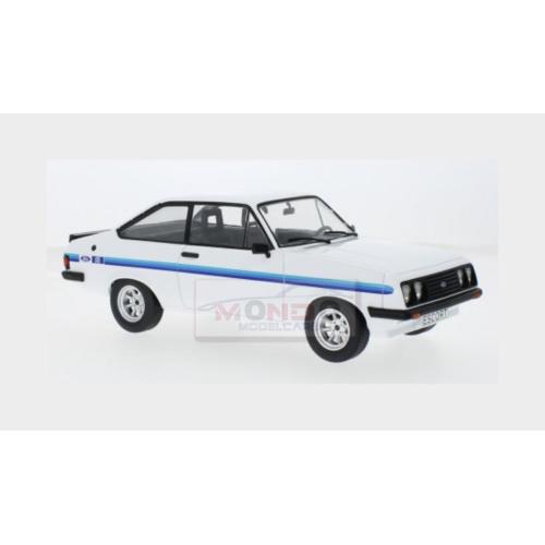 1:18 MCG Ford England Escort Mkii Rs 2000 1977 White MCG18439