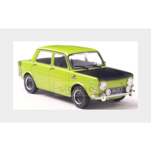 1:24 WhiteBox Simca 1000 Rally2 1970 Light Green Black WB124246