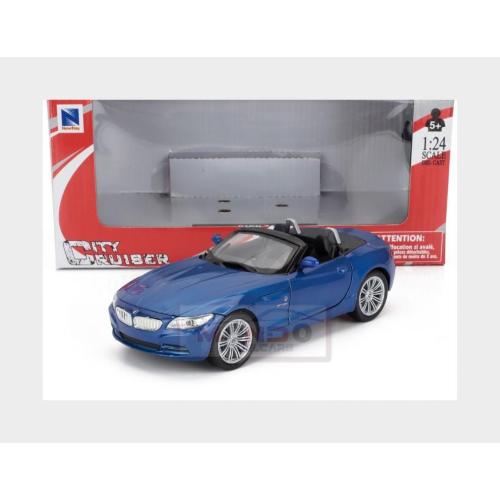1:24 NEWRAY Bmw Z4 Spider Cabriolet Open 2009 Blue NY71183A