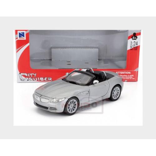 1:24 NEWRAY Bmw Z4 Spider Cabriolet Open 2009 Silver NY71183B