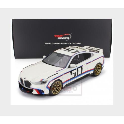 1:18 TRUESCALE Bmw 3.0 Csl Coupe Team Bmw Motorsport #50 Jahre M Power 2022 TS0495