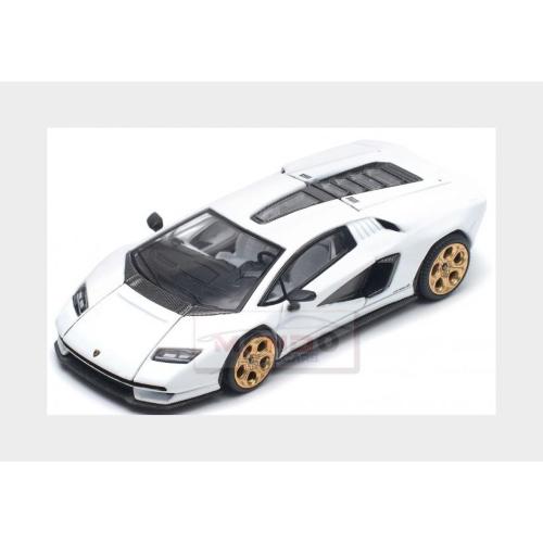 1:64 POP-RACE-LIMITED Lamborghini Countach Lpi 800-4 2021 White PR640117