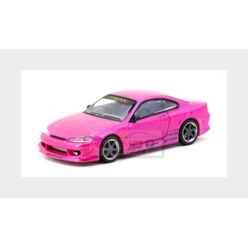 1:64 TARMAC Nissan Silvia (S15) Coupe Vertex 1999 Pink Met T64G-023-Pi