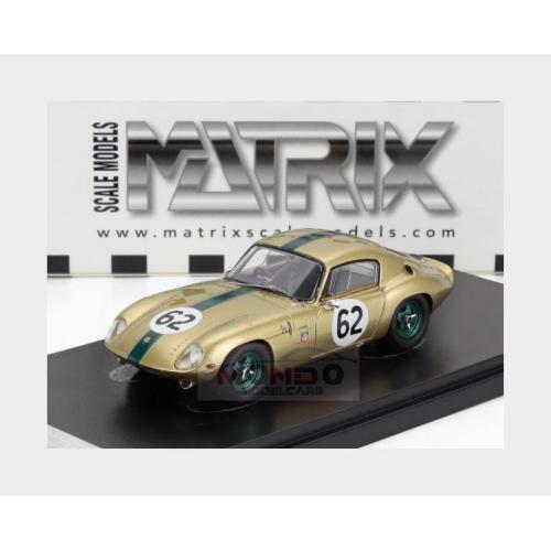 1:43 MATRIX Lotus Elan 26R Coupe #62 Racing 1964 Gold Green MXR41209-011