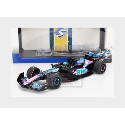 1:18 SOLIDO Alpine F1 A524 Team Bwt Alpine #31 Brazilian Gp 2024 Esteban Ocon Black Blue Pink SL1814004