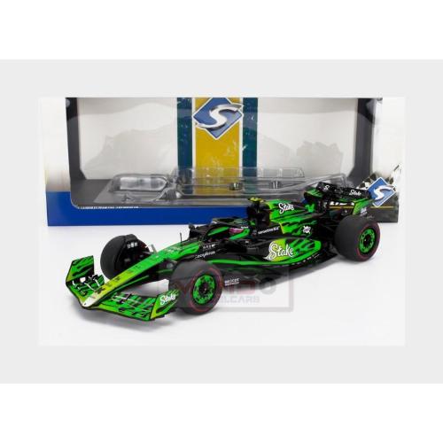 1:18 SOLIDO Sauber F1 C44 Team Stake Kick #24 Las Vegas Usa Gp 2024 Zhou Guanyu Green Black SL1814103