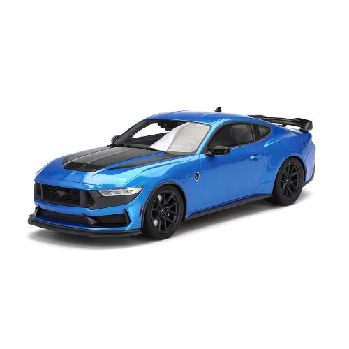 1:18 TRUESCALE Ford Mustang Dark Horse Grabber Blue 2024 Top Speed TS0552