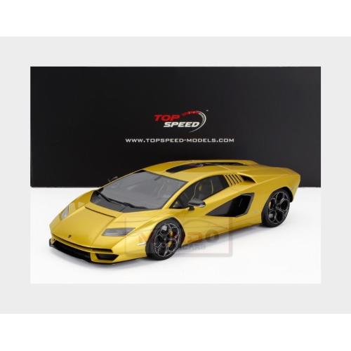 1:18 TRUESCALE Lamborghini Countach Lpi 800-4 2024 Giallo Orion Yellow TS0555