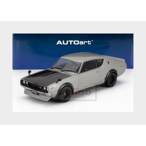 1:18 AUTOART Nissan Skyline 2000 Gt-R (Kpgc110) Tuned Version Coupe 1973 Silver Black AA77477