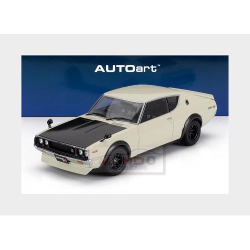 1:18 AUTOART Nissan Skyline 2000 Gt-R (Kpgc110) Tuned Version Coupe 1973 White Black AA77478