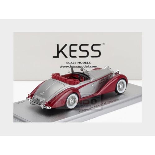 1:43 KESS MODEL Bentley Mkvi Drophead Ch.B122Da Coupe Cabriolet Open 1949 Silver Red KE43043060