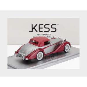 1:43 KESS MODEL Bentley Mkvi Drophead Ch.B122Da Coupe Cabriolet Closed 1949 Silver Red KE43043061