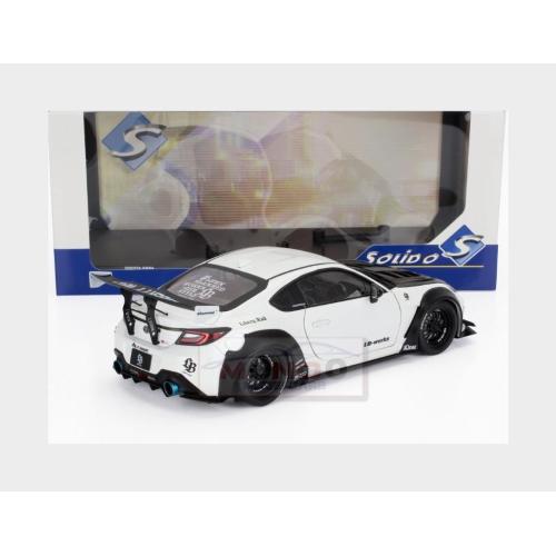 1:18 SOLIDO Toyota Gr86 Lbwk Body Kit Coupe 2024 White Pearl Black SL1813602